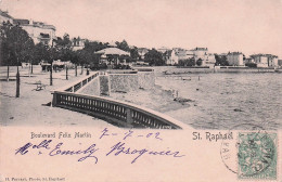 Saint Raphael - Boulevard Felix Martin  - CPA °J - Saint-Raphaël