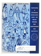 Protège-cahier La Caisse D'épargne Scolaire Evolution De Costume - Format : 24x18 Cm - Protège-cahiers