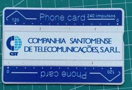SAO TOME AND PRINCIPE  USED PHONECARD (112K) (number 1 - Image Error Unfocused) - San Tomé Y Príncipe