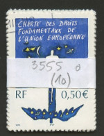 Europa 2003 France - Frankreich Y&T N°3555 - Michel N°3695 (o) - 0,50€ Droits De L'UE - Lot De 10 Timbres - 2003