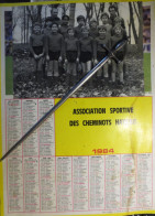 Le Havre - Association Sportive Des Cheminots Havrais - Calendrier Des Matchs - 1984 - - Grossformat : 1981-90