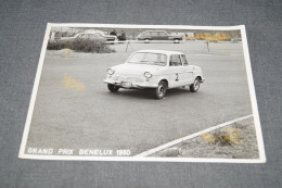 RARE Grande Photo Ancienne 1960 Originale,Grand Prix Du Bénélux, 24 Cm. Sur 18 Cm.voiture De Course. - Auto's