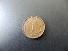 Rhodesia 1 Cent 1970 - Rhodesië