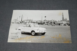 RARE Grande Photo Ancienne, Slalom D'Anvers 1960,originale, 23 Cm. Sur 16 Cm.voiture De Course. - Auto's