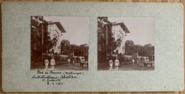 Fort De France - Photo Ancienne Stéréo - Rue Et La Bibliothèque SCHOELCHER - 1911 - Martinique - Fort De France