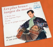 Vinyle 45 Tours  Miguel Clarenzo Et Son Orchestre Les Plus Beaux Tangos Du Monde - Musiche Del Mondo