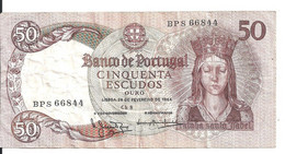 PORTUGAL 50 ESCUDOS 1964 VF P 168 - Portugal