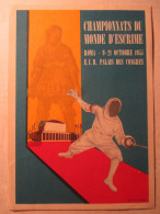 Campionato Di Scherma / Roma 1955 - Demonstrationen