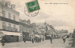 Vierzon * 1907 * Place D'armes * Librairie * Modes Chemiserie * Commerces Magasins - Vierzon