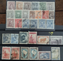 ARGENTINA - Lote 2314 - Lote De Sellos Año 1935 - Serie Proceres Y Riquezas I - Oblitérés