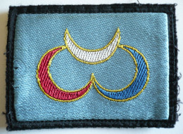 * Ecusson Brodé - Tissu - Patch - Insigne - 3° DB - DIVISION BLINDEE - MILITAIRE - 3 LUNES - BRIGADE MECANISEE - BM - Patches