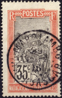 MADAGASCAR - 1918 - TàD "MAROLAMBO / MADAGASCAR" Sur Yv.103 35c Rouge & Noir -TB - Oblitérés