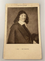 CPA - Portrait René DESCARTES - Philosophe ...Oeuvre De Frans HALS - Ecrivains