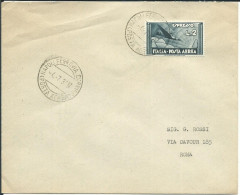 ITALIE POSTE AERIENNE EXPRES 2L SUR LETTRE DE NAPLES POUR ROME DE 1931 LETTRE COVER - Storia Postale (Posta Aerea)