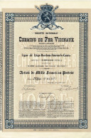 - Titre De 1911 - Société Nationale Des Chemins De Fer Vicinaux - LIgne De Liège-Barchon-Fouron-le-Comte - - Chemin De Fer & Tramway