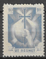 Hungary 1938 - Charity Stamp VIGNETTE (cinderella) - UT REGNET - Christentum