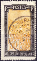 MADAGASCAR - 1931 - TàD "FORT-DAUPHIN / MADAGASCAR" Sur Yv.139 50c Noir & Ocre - B/TB - Used Stamps