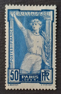 France 1924 N°186 *TB Cote 32€ - Sommer 1924: Paris