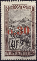 MADAGASCAR - 1921 - Yv.129 0,30c Sur 40c (Tirage 152,000) - Oblitéré TB - Gebraucht