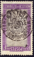 MADAGASCAR - 1922 - TàD "FIANARANTSOA / MADAGASCAR" Sur Yv.134 25c Violet Foncé & Noir - TB - Oblitérés