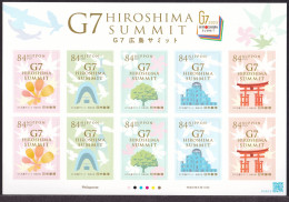 (ja1714) Japan 2023 G7 HIROSHIMA SUMMIT 84y MNH - Ongebruikt