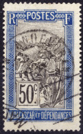 MADAGASCAR - 1927 - TàD "ANDEVORANTE / MADAGASCAR " Sur Yv.138 50c Bleu & Noir - TB - Gebruikt