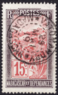 MADAGASCAR - 1919 - TàD "VATOMANDRY * MADAGASCAR * " Sur Yv.99 15c Violet-brun & Rouge - TB - Gebraucht
