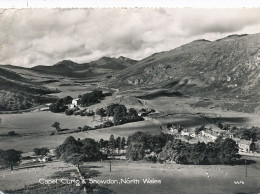 Real Photo Capel Curig And Snowdon  Size 10/15 Cms  P. Used 1958 - Caernarvonshire