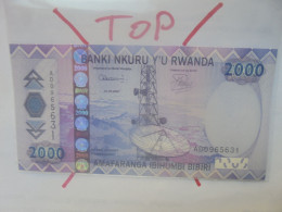 RWANDA 2000 Francs 2007 Neuf (B.29) - Rwanda