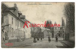 LIZY-sur-OURCQ Place De La Gendarmerie CPA Animee France Frankrijk Carte Postale - Lizy Sur Ourcq