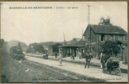 60 - Marseille En Beauvaisis : La Gare - Les Quais - Marseille-en-Beauvaisis