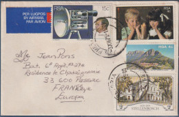 Enveloppe Afrique Du Sud RSA 4 Timbres Prétoria 3.12.1979 Vers Pessac (33 - France) - Storia Postale