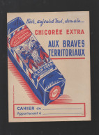 Bourbourg (59)  Protège Cahier Publicitaire CHICOREE AUX BRAVES TERRITORIAUX  (M5683) - Protège-cahiers