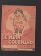 Protège Cahier Publicitaire   LE NAIN GOURMAND   (M5687) - Protège-cahiers