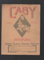 Protège Cahier Publicitaire  JAMBONS CABY   (M5691) - Protège-cahiers