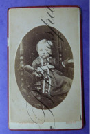 C.D.V. -Photo-Carte De Visite Studio Dupont Jozef Van Der Straten Waillet 18 Mois  Mars 1875 - Old (before 1900)