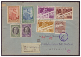 San Marino (006150) Einschreiben Mitdeutsch/  Italienischer Zensur Gelaufen Von San Marina Nach Deutschland 1943 - Covers & Documents