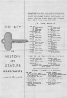 Hilton And Statler 1960 Invoice - New York - Estados Unidos