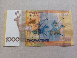 Billete De Kazajistan De 1000 Tenge Serie AA00, Nº Bajisimo, Año 2013, UNC - Kazachstan