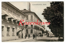 Sweden Sverige Suede AK Centralhotellet Gefle Old Postcard Brefkort CPA RARE Animee Carte Postale - Sweden