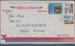 Portugal Enveloppe 3 Timbres Setúbal 4.10.72 Vers Pessac (33 - France) - Covers & Documents