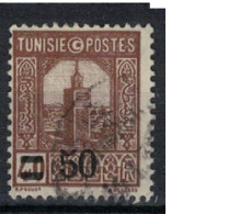 TUNISIE       N°  YVERT  160 ( 16 ) OBLITERE    ( OB 11/ 13 ) - Postage Due