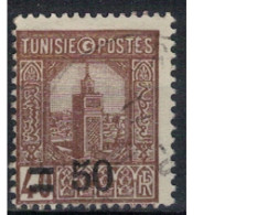 TUNISIE       N°  YVERT  160 ( 17 ) OBLITERE    ( OB 11/ 13 ) - Timbres-taxe