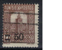 TUNISIE       N°  YVERT  160 ( 25 ) OBLITERE    ( OB 11/ 13 ) - Postage Due