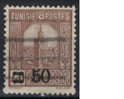 TUNISIE       N°  YVERT  160 ( 38 ) OBLITERE    ( OB 11/ 13 ) - Timbres-taxe