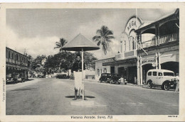 Victoria Parade  Suva  Policeman On Traffic  Cars - Fidji