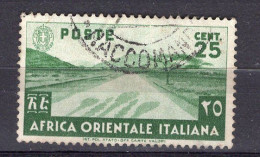 Z2595 - COLONIE ITALIANE AOI Ss N°7 - Yv N°7 - Italian Eastern Africa