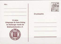 BRD FGR RFA - Privatpostkarte "15 Jahre Ortsgruppe St. Peter-Ording" (MiNr: PP 101 B2/004) 198 - Wie Verausgabt - Cartes Postales Privées - Neuves