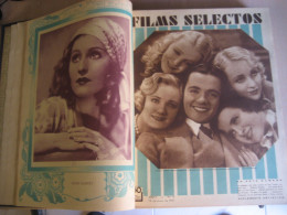FILMS SELECTOS 12/37 1931 728 Pgs. Cine Film Cinema Movie Actor Actress Weight +2kg CONSULT Previously Shipping Costs - [4] Tematica