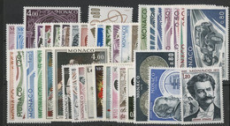 MONACO ANNEE COMPLETE 1975 COTE 102 € NEUFS ** MNH N° 1003 à 1042 Soit 40 Timbres. TB - Komplette Jahrgänge